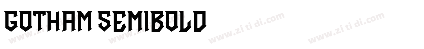 gotham semibold字体转换